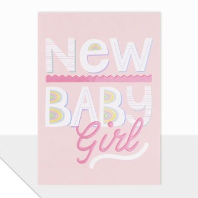 Karte zur Geburt - Noted Baby Girl - Noted Collection