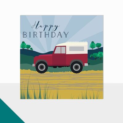Birthday Card - Glow Happy Birthday Defender