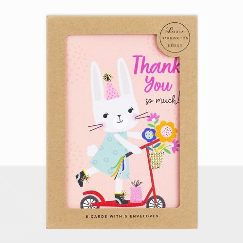 Artbox Thank You Card Pack - Little Girls Card Pack - Thank You