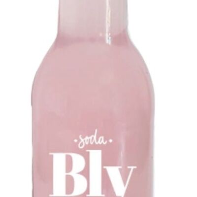 Soda BLY - Himbeere Lychee - Packung mit 12 Flaschen à 33 cl