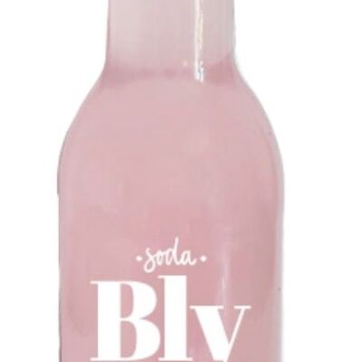 Soda BLY - Lampone Litchi - Confezione da 12 bottiglie da 33 cl