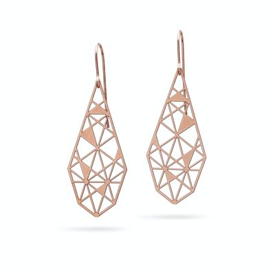 Earrings "Stilabis Long" | Bronze