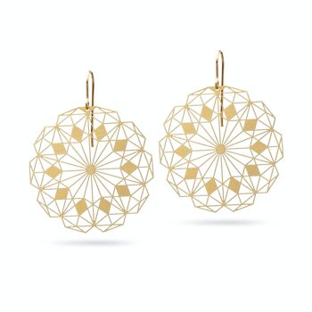 Boucles d'oreilles Rosette Little | Bronze 3