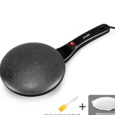 Breakfast Crepe Maker Spherical Non-stick Baking Pan, One Stick, Two Flips