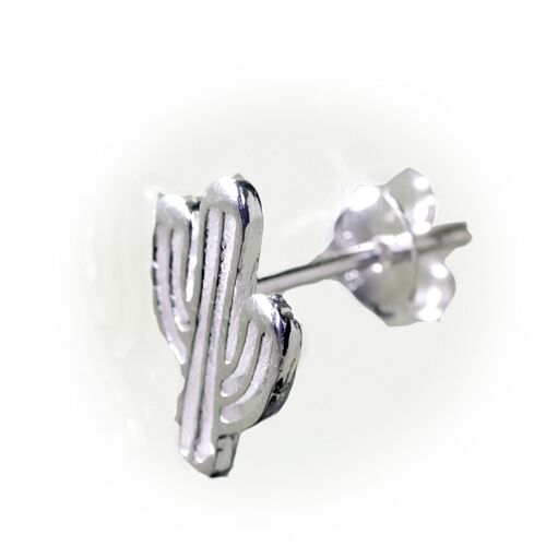 Pendientes Plata de Ley Cactus