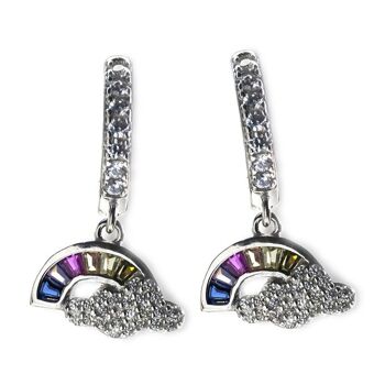 Boucles d'oreilles en argent sterling Tout ira bien