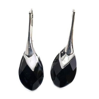 Swarovski Pear Sterling Silver Earrings