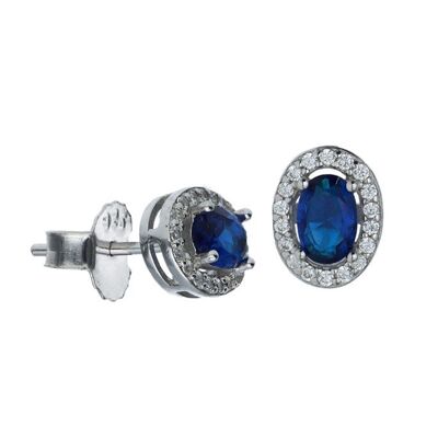 Boucles d'oreilles Montecarlo en argent sterling