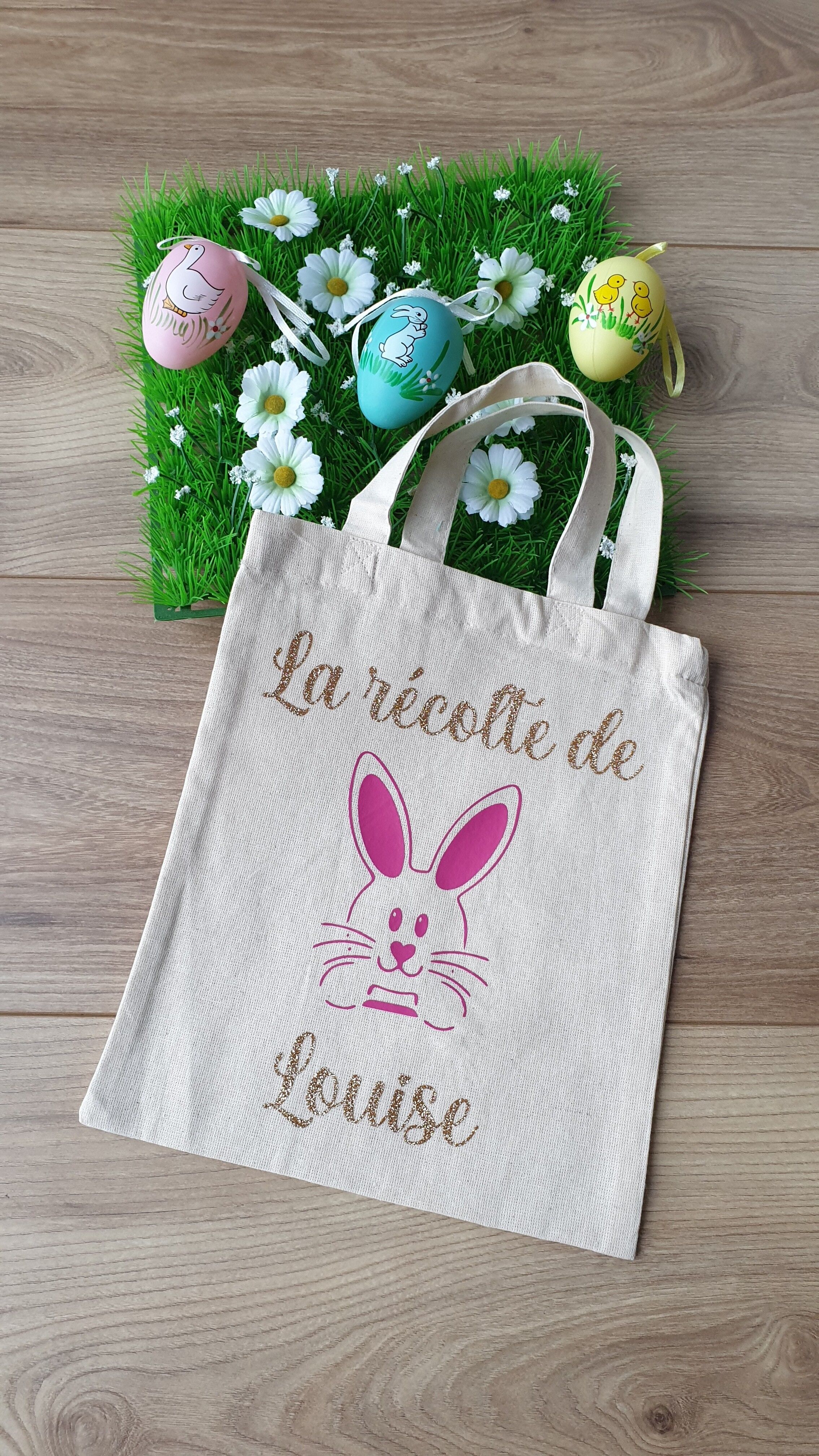 Piccola borsa pasquale CONIGLIO ROSA