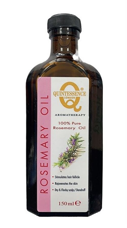 Quintessence London Aromatherapy Rosemary Oil 150ml Hair Growth Treatment Vegan Natural Treatment