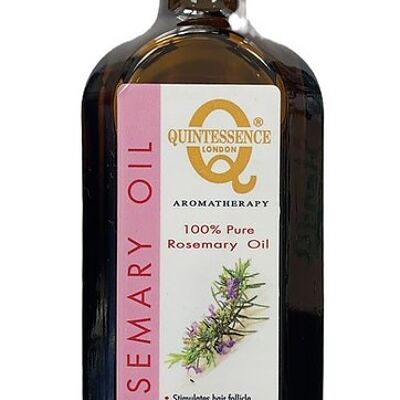 Quintessence London aromaterapia olio di rosmarino 150 ml trattamento per la crescita dei capelli trattamento naturale vegano