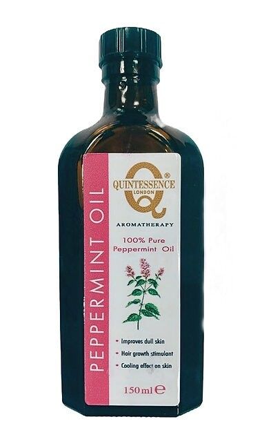 Quintessence London Peppermint Aromatherapy Oil for Hair and Body Massage 150 ml