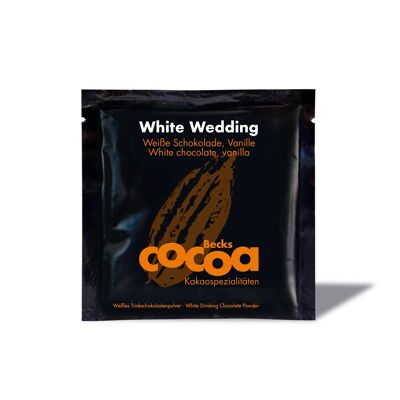 Becks Cocoa Premium weiße Schokolade "White Wedding" Beutel