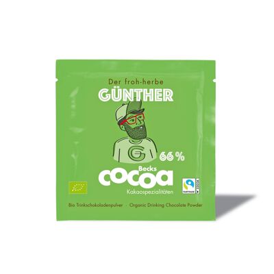 Becks Cocoa Premium Kakao 66% Günther Portionsbeutel