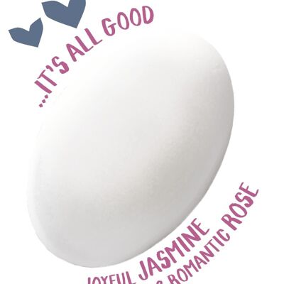 The Bare Bar Solid Natural Deodorant Jasmine & Rose 90g Fairtrade, Zerowaste Cruelty-Free