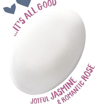 The Bare Bar Solid Natural Deodorant Jasmine & Rose 90g Fairtrade, Zerowaste Cruelty-Free