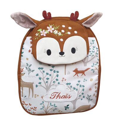 Caramel backpack Bichette and forest