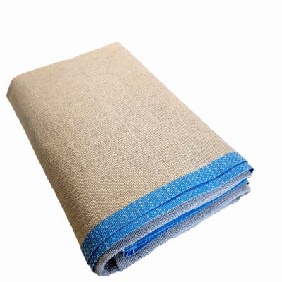 Gastrodock® premium baker's linen extra large 120 x 70 cm - dough made of 100% untreated natural linen - linen towel for baking - baking linen, dough towel, swirl cloth, table runner Made in Europe