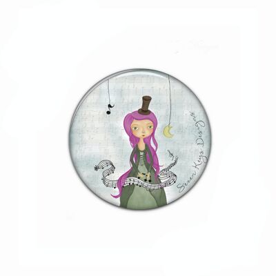 Miroir de poche Miss Do Re Mi-cadeau pour enfants