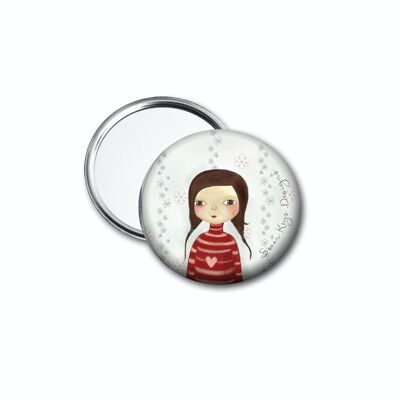 Rubi Rojo- espejo de bolsillo-regalo para niños