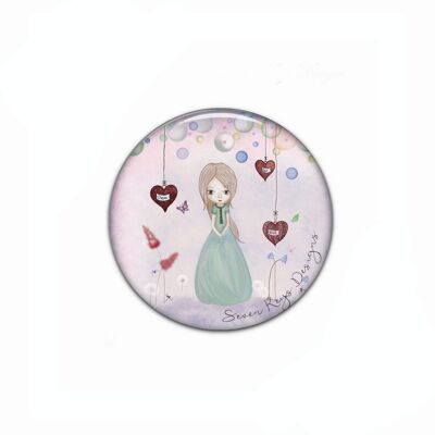 love dream wish -pocket mirror-gift for children