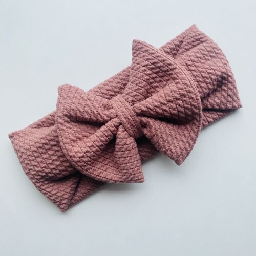 Irene Clay Pink Bow