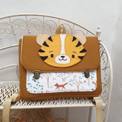 Tiger and forest satchel