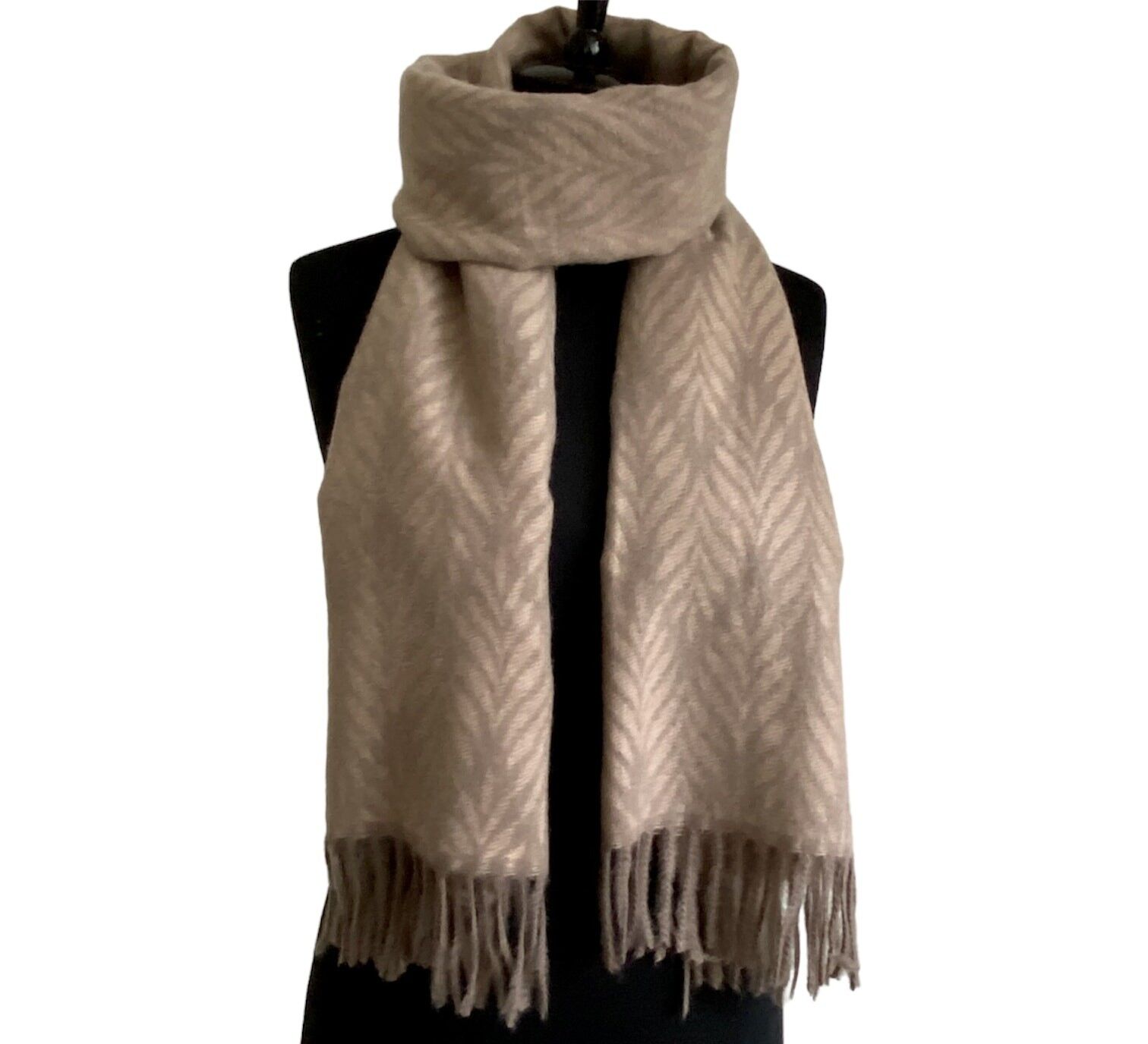 Estampado de hojas -Moka