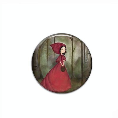 the little red riding hood -pocket mirror