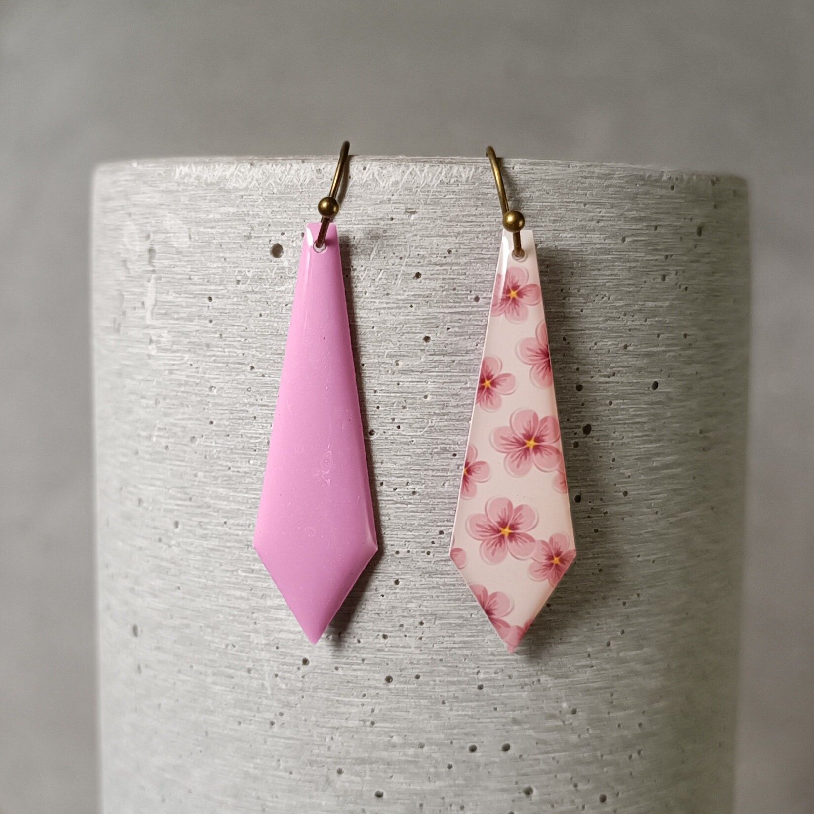 Orecchini Amboise reversibili – motivo floreale 1211