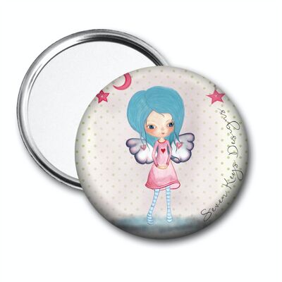 Blue fairy - pocket mirror
