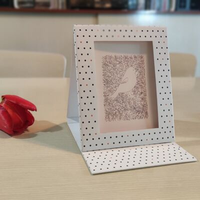 Reusable gift bag in photo frame © ecological packaging