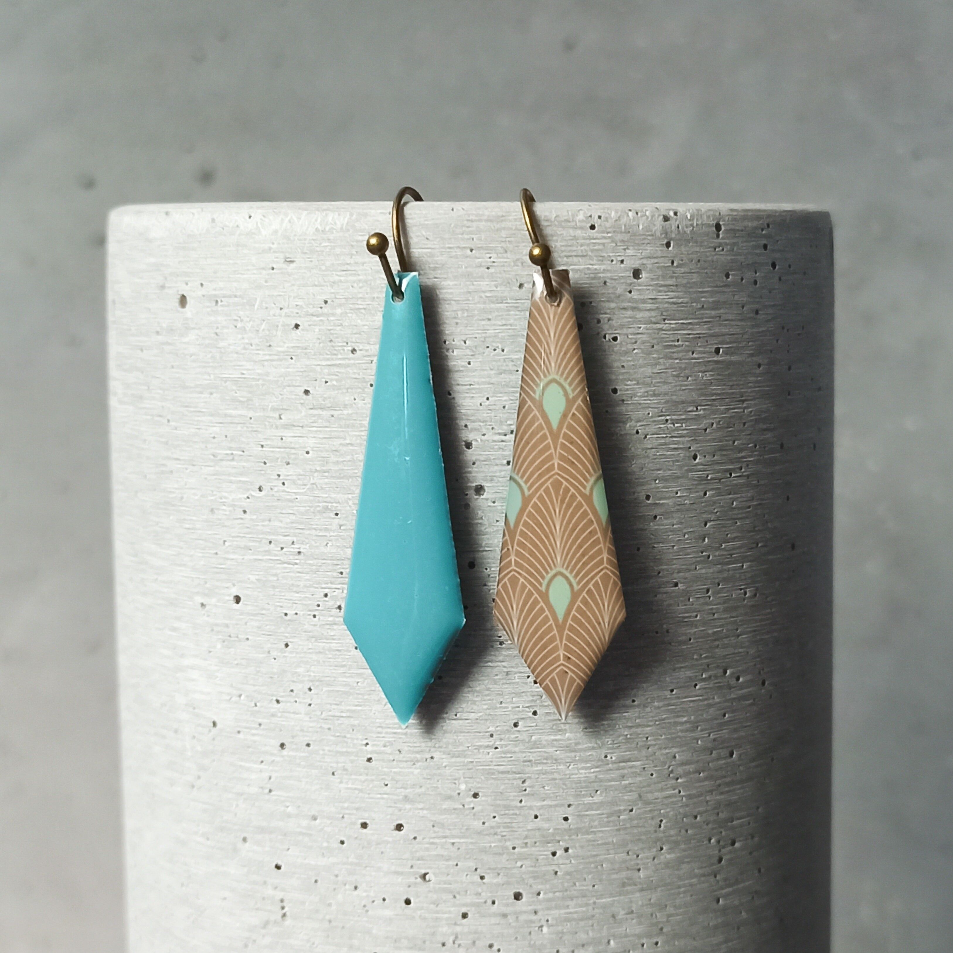 Orecchini Amboise reversibili – motivo grafico 1095