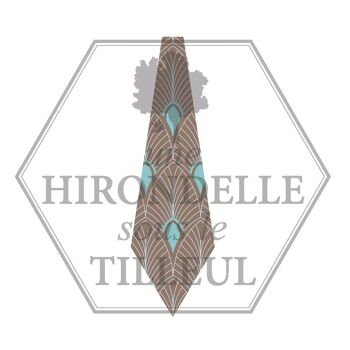 boucles d’oreilles réversibles Amboise – motif graphique 1095 4