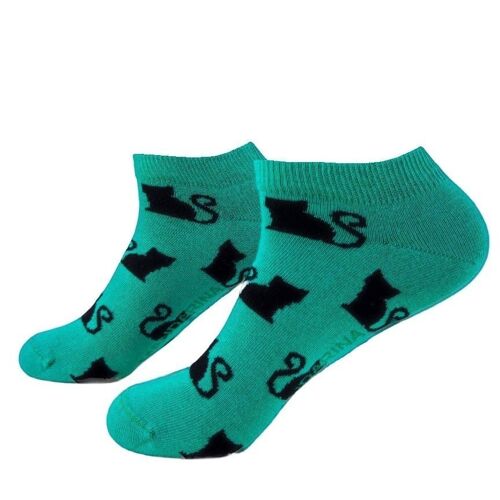 Cat Green - Ankle sock
