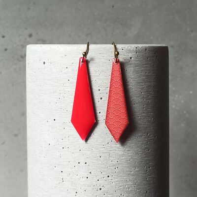 Amboise reversible earrings – Japanese motif 0715