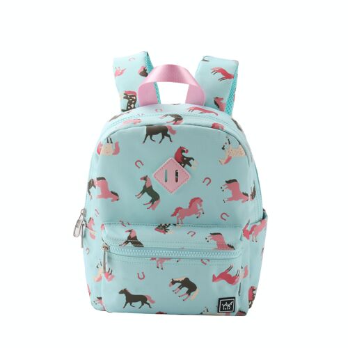 YLX Oriole Backpack (S) | Kids | Bleached Aqua & Horses