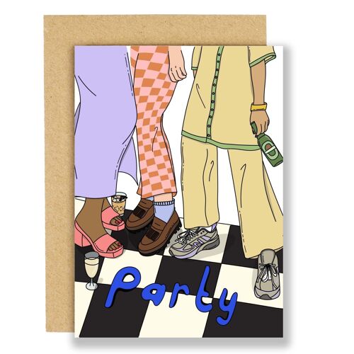 Greeting card - Dance floor party