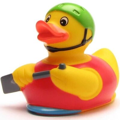 Rubber duck rowing boat - rubber duck