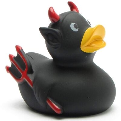 Anatra di gomma diavolo nero - papera di gomma