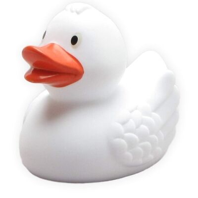 Canard en caoutchouc blanc - canard en caoutchouc