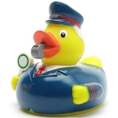 Conducteur de station de canard en caoutchouc - canard en caoutchouc