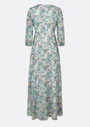 ROBE MAXI EN MOUSSELINE FLORAL - MULTI PASTEL 5