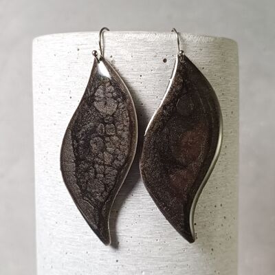 Angers reversible earrings – floral pattern 1244