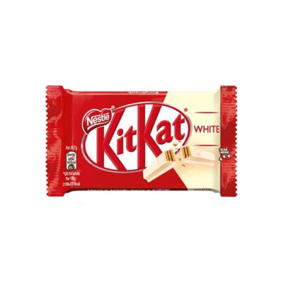 Nestlé | KitKat Chocolat Blanc | Gaufrette enrobée de chocolat blanc - 1 pièce (41,5 Gr)