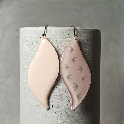 reversible earrings Angers – swallows 1215