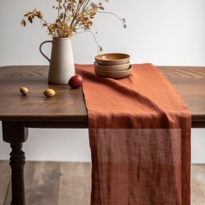 100% Linen Table Runner