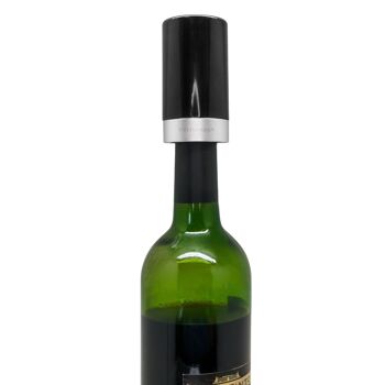 Bouchon avec pompe à vide automatique avec indicateur lumineux, idéal pour la conservation du vin noir 2