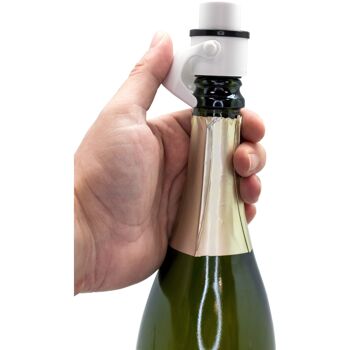 Bouchon et conservateur pour cava, champagne, bouchon sous vide pour bouteilles de cava blanc 3