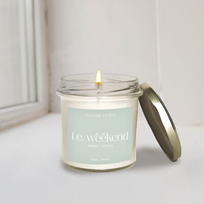 Scented candle "The Weekend" - Amber & Sandalwood